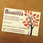 Carte de visite Biogintza